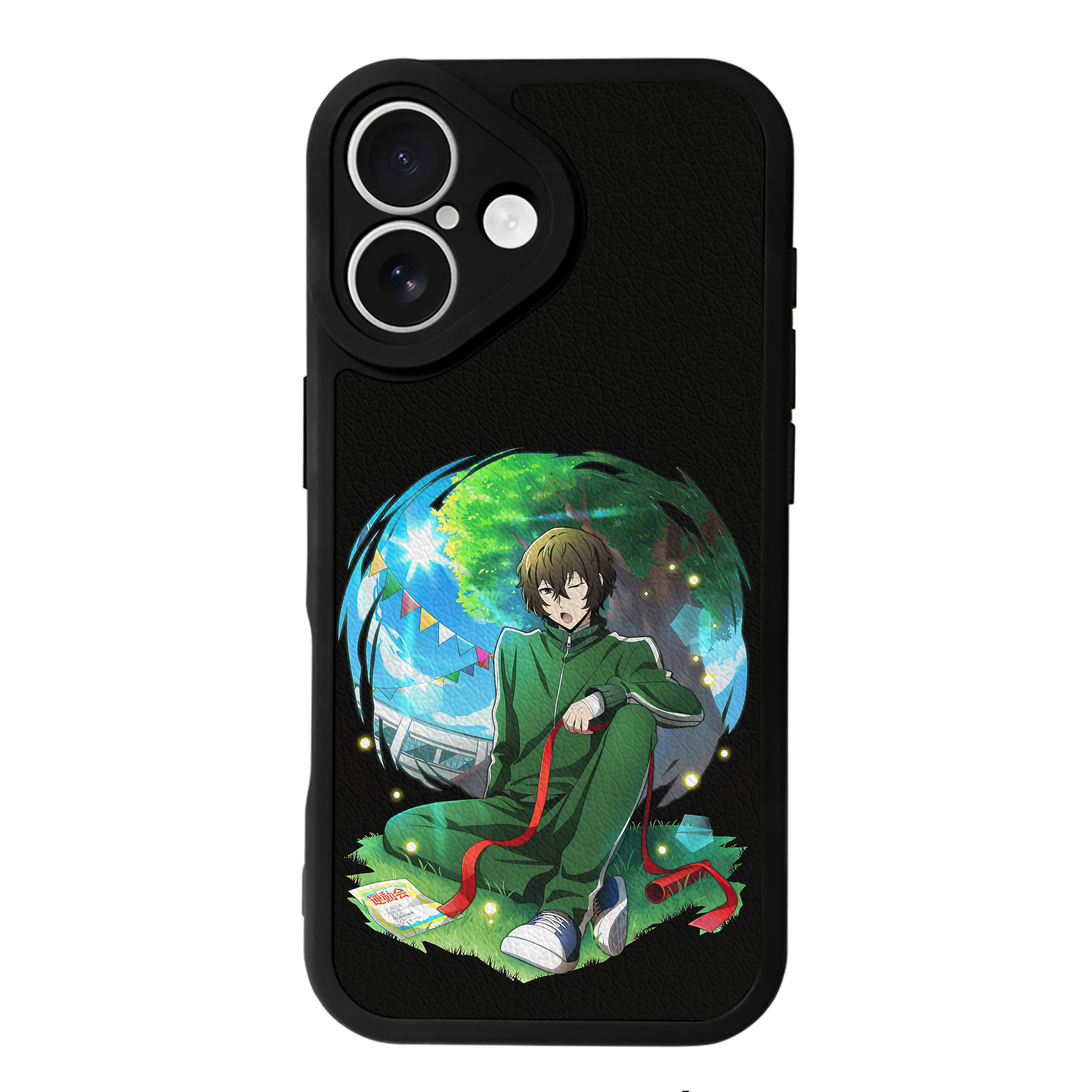 （画像用） 文豪ストレイドッグス Bungo Stray Dogs 【iPhone 16シリーズ対応】シリコンスマホケース（レザー調） 材質：シリコン